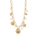 Time and Tru Goldtone Coastal Charm Necklace, 1 Piece