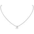 ChicSilver Initial Necklaces for Women 26 Letter Alphabet A-Z Pendant Necklace in Sterling Silver Birthday Jewelry Gifts