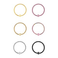 No Boundaries 20G Nose Ring Pack, 6-Pack, Women's